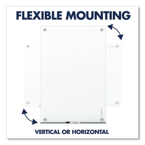 Image of Quartet® Brilliance Glass Dry-Erase Boards, 72" x 48", White Surface