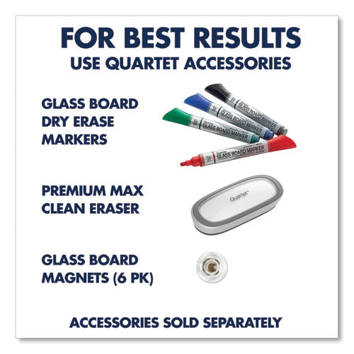 Image of Quartet® Brilliance Glass Dry-Erase Boards, 96" x 48", White Surface