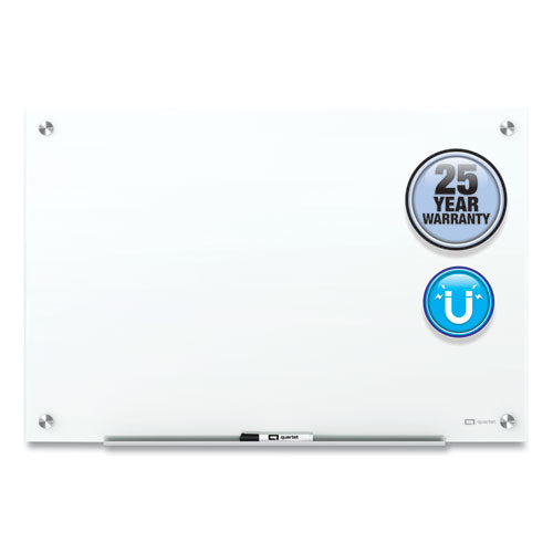 Image of Quartet® Brilliance Glass Dry-Erase Boards, 96" x 48", White Surface