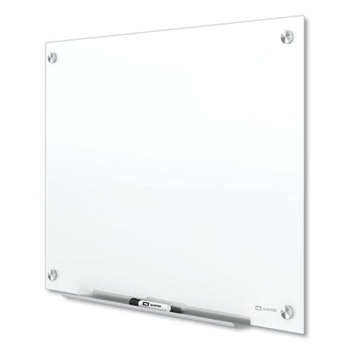Image of Quartet® Brilliance Glass Dry-Erase Boards, 48" x 48", White Surface
