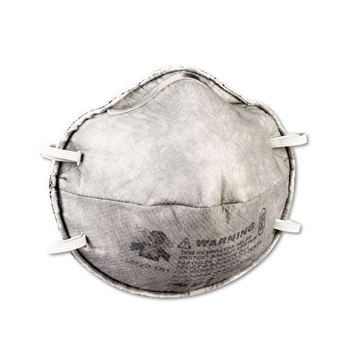 Image of 3M R95 Particulate Respirator w/Nuisance-Level Organic Vapor Relief, One Size Fits All, 20/Box