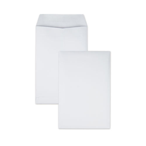 Image of Quality Park Redi-Seal Catalog Envelope, #1, Cheese Blade Flap, Redi-Seal Adhesive Closure, 6 x 9, White, 100/Box