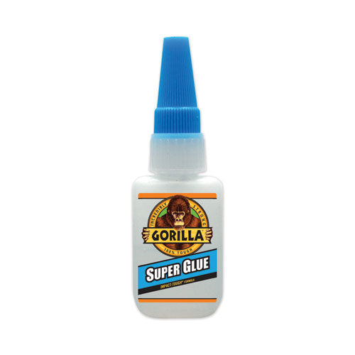 Image of Gorilla® Super Glue, 0.53 Oz, Dries Clear, 4/carton