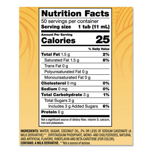 Image of Coffee mate® Liquid Coffee Creamer, Hazelnut, 0.38 oz Mini Cups, 50/Box, 4 Boxes/Carton