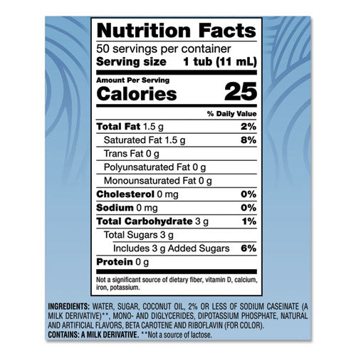 Image of Coffee mate® Liquid Coffee Creamer, French Vanilla, 0.38 oz Mini Cups, 50/Box, 4 Boxes/Carton