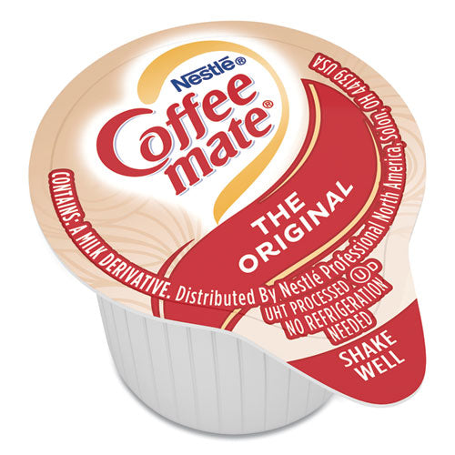 Image of Coffee mate® Liquid Coffee Creamer, Original, 0.38 Oz Mini Cups, 360/carton