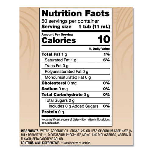 Image of Coffee mate® Liquid Coffee Creamer, Original, 0.38 oz Mini Cups, 50/Box, 4 Boxes/Carton