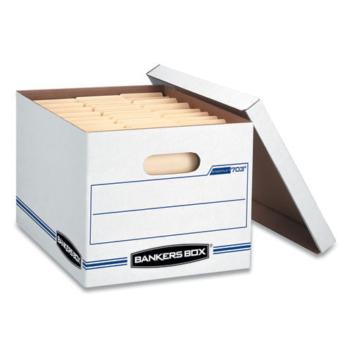 Image of Bankers Box® Stor/file Basic-Duty Storage Boxes, Letter/legal Files, 12" X 16.25" X 10.5", White, 20/carton