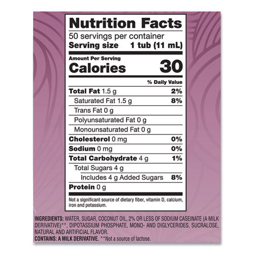 Image of Coffee mate® Liquid Coffee Creamer, Italian Sweet Cream, 0.38 oz Mini Cups, 50/Box