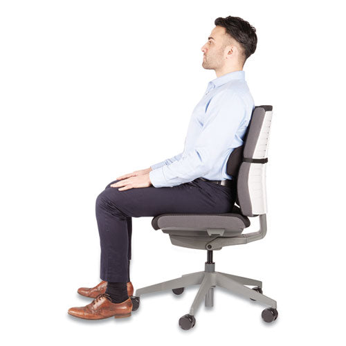 Image of Fellowes® Lumbar Back Support, 12 X 3.13 X 5.19, Black