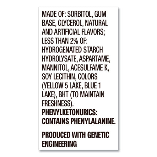 Image of Wrigley's® 5 Gum, Spearmint Rain, 15 Sticks/pack, 10 Packs/box