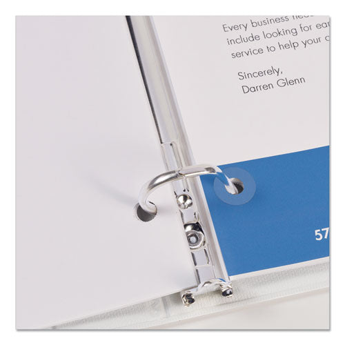 Image of Avery® Dispenser Pack Hole Reinforcements, 0.25" Dia, Clear, 1,000/Pack, (5722)