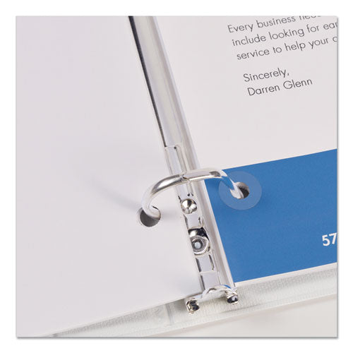 Image of Avery® Dispenser Pack Hole Reinforcements, 0.25" Dia, Clear, 200/Pack, (5721)