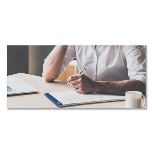 Image of Ampad® Perforated Writing Pads, Wide/legal Rule, 50 White 8.5 X 11.75 Sheets, Dozen