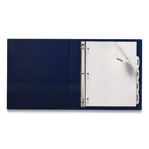 Image of Avery® Big Tab Printable Large White Label Tab Dividers, 5-Tab, 11 X 8.5, White, 4 Sets