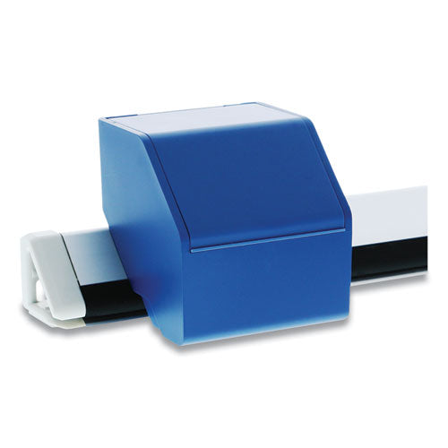 Image of Bostitch® Konnect Desktop Organizer Short Storage Bin, 3.4" x 3.5" x 3.5", Blue