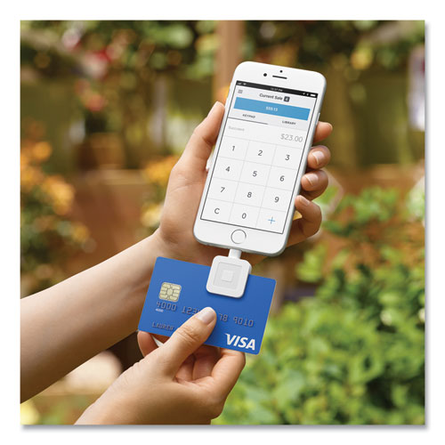 Image of Square Reader For Magstripe Lightning Connector, White