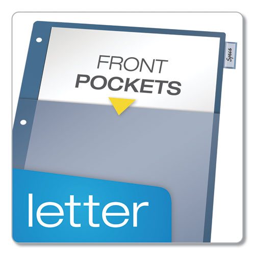 Image of Cardinal® Poly 1-Pocket Index Dividers, 8-Tab, 11 x 8.5, Assorted