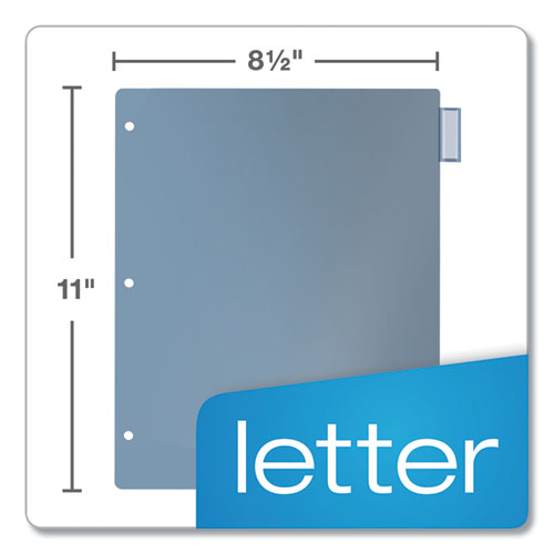Image of Cardinal® Poly Index Dividers, 8-Tab, 11 X 8.5, Assorted, 4 Sets