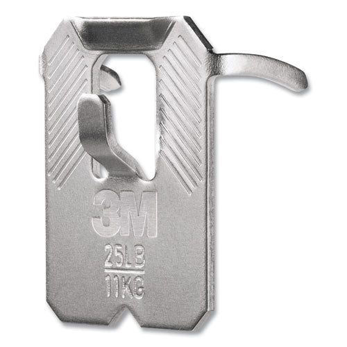 Image of 3M Claw Drywall Picture Hanger, Stainless Steel, 25 lb Capacity, 4 Hooks and 4 Spot Markers,