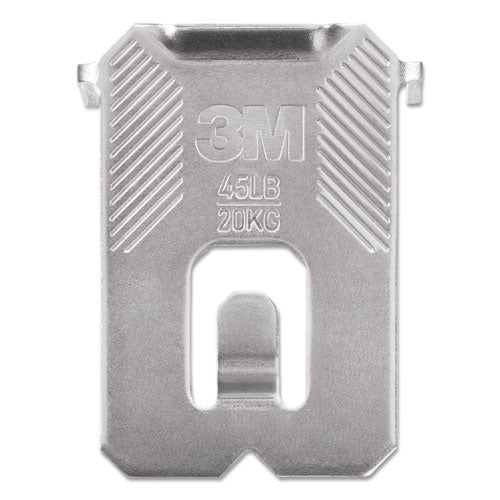 Image of 3M Claw Drywall Picture Hanger, Stainless Steel, 45 lb Capacity, 3 Hooks and 3 Spot Markers