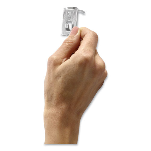 Image of 3M Claw Drywall Picture Hanger, Stainless Steel, 15 lb Capacity, 5 Hooks and 5 Spot Markers