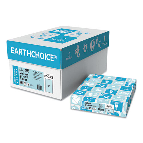 Image of Domtar Cover Stock, 67 lb Bristol Weight, 8.5 x 11, Blue, 250/Pack