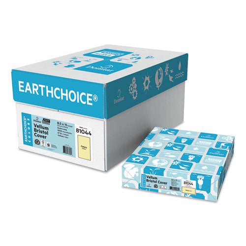 Image of Domtar Cover Stock, 67 lb Bristol Weight, 8.5 x 11, Canary Yellow, 250/Pack