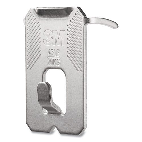Image of 3M Claw Drywall Picture Hanger, Stainless Steel, 45 lb Capacity, 3 Hooks and 3 Spot Markers