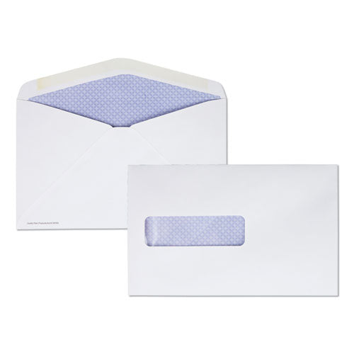 Image of Quality Park Postage Saving Envelope, #6 5/8, Commercial Flap, Gummed Closure, 6 X 9.5, White, 500/pack