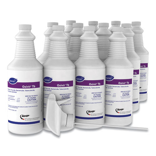 Image of Diversey Oxivir Tb One-Step Disinfectant Cleaner, 32 Oz Bottle, 12/carton