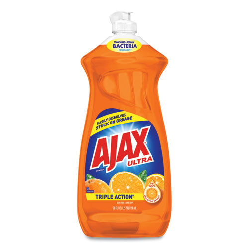 Image of Ajax® Dish Detergent, Liquid, Orange Scent, 28 Oz Bottle, 9/carton