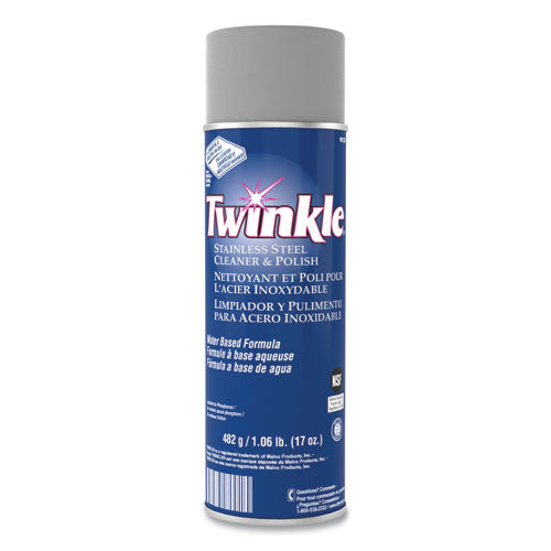 Image of Twinkle® Stainless Steel Cleaner And Polish, 17 Oz Aerosol Spray