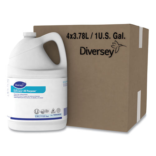 Image of Diversey Soft Care All Purpose Liquid Refill, Gentle Floral Scent, 1 gal, 4/Carton
