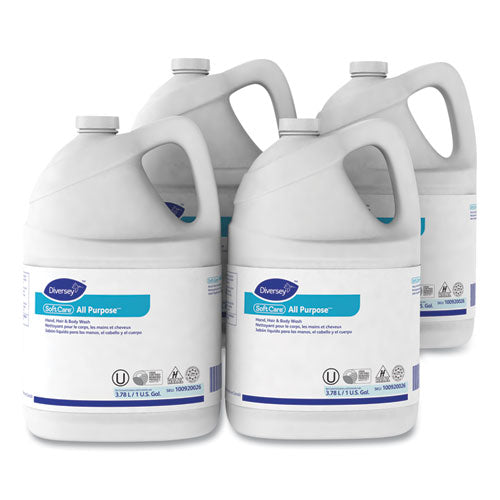 Image of Diversey Soft Care All Purpose Liquid Refill, Gentle Floral Scent, 1 gal, 4/Carton
