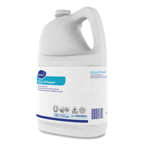 Image of Diversey Soft Care All Purpose Liquid Refill, Gentle Floral Scent, 1 gal, 4/Carton