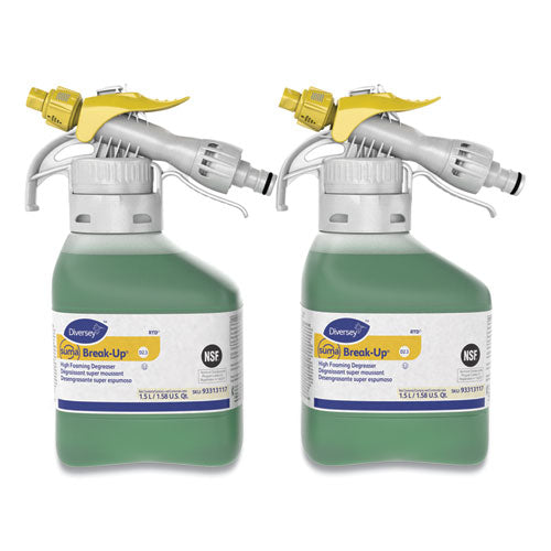 Image of Diversey Suma Break-Up Heavy-Duty Foaming Grease-Release Cleaner, 1,500 Ml Bottle, 2/carton