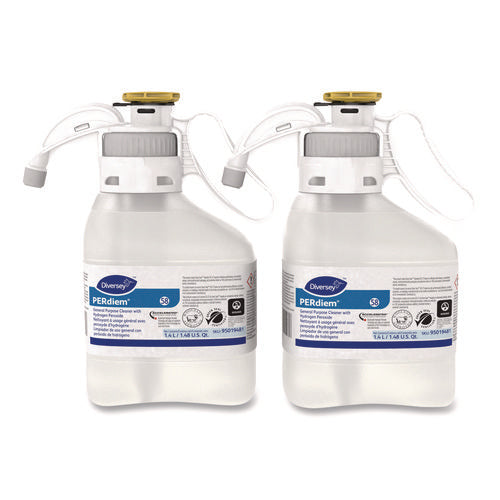 Image of Diversey Perdiem Concentrated General Cleaner With Hydrogen Peroxide, 47.34 Oz, Bottle, 2/carton