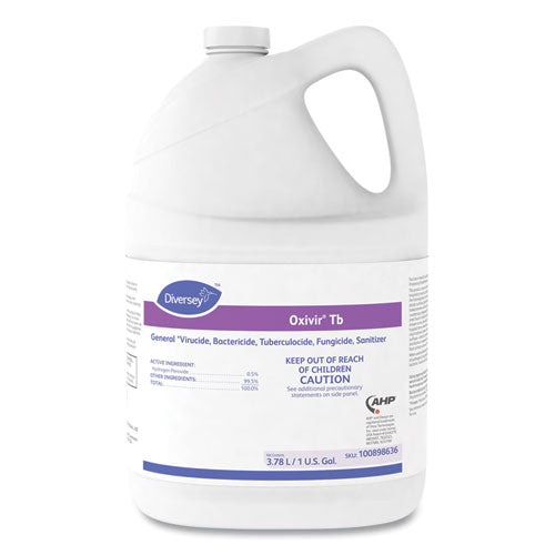 Image of Diversey Oxivir Tb, Natural Cherry Almond Scent, 3.78 L Container, 4/carton
