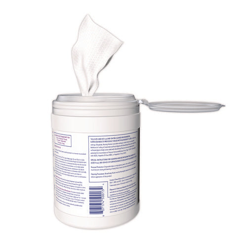 Image of Diversey Oxivir TB Disinfectant Wipes, 7 x 6, White, 160/Canister, 12 Canisters/Carton
