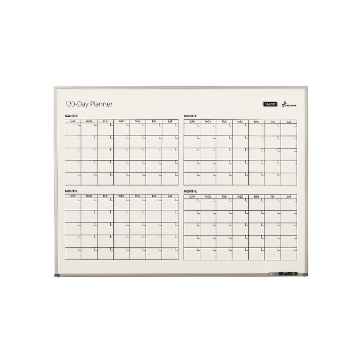 Image of Quartet/Skilcraft 4-Month Dry Erase Calendar