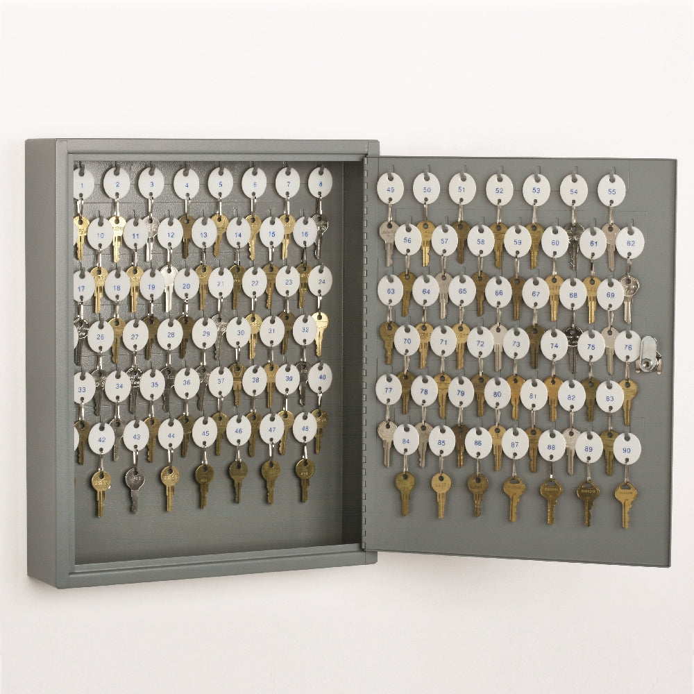 Image of Locking Key Cabinet, 90 Key Capacity