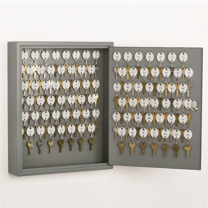 Image of Locking Key Cabinet, 90 Key Capacity