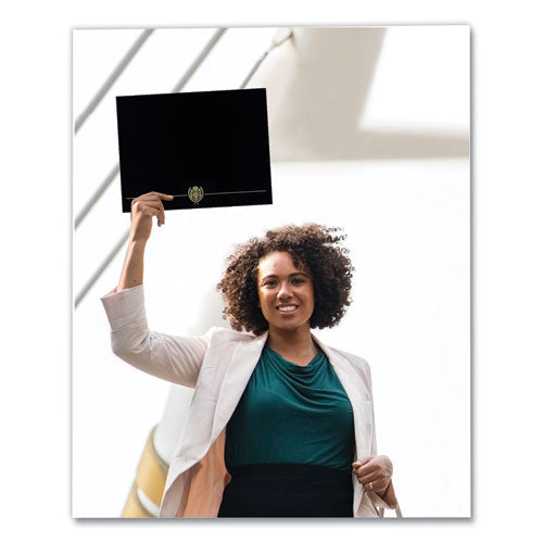 Image of Great Papers!® Classic Crest Certificate Covers, 9.38 X 12, Black, 5/pack