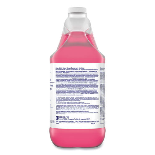 Image of Clean Quick® Broad Range Quaternary Sanitizer, Sweet Scent, 1 Gal Bottle, 3/carton