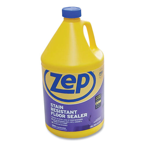 Image of Zep Commercial® Stain Resistant Floor Sealer, Unscented, 1 Gal, 4/carton
