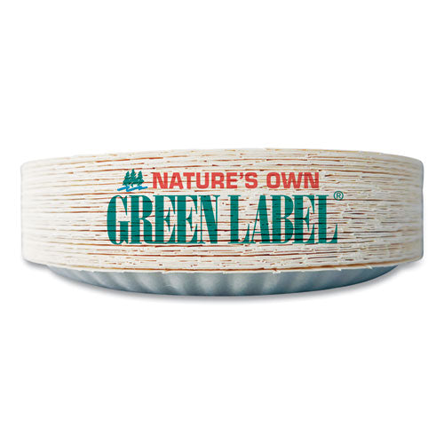 Image of AJM Packaging Corporation White Paper Plates, 6" Dia, 100/pack, 10 Packs/carton