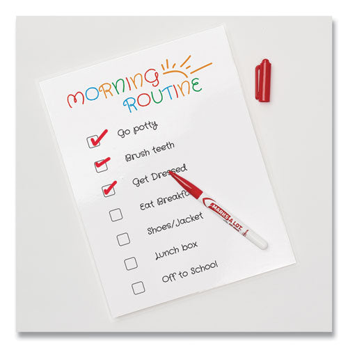 Image of Avery® Clear Self-Adhesive Laminating Sheets, 3 Mil, 9" X 12", Matte Clear, 10/pack