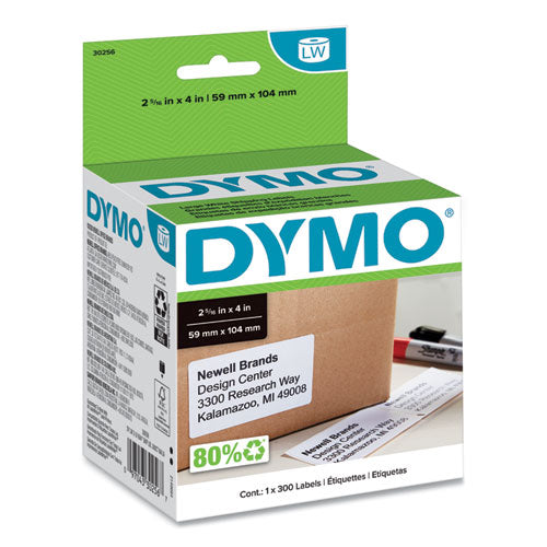 Image of DYMO® Labelwriter Shipping Labels, 2.31" X 4", White, 300 Labels/roll