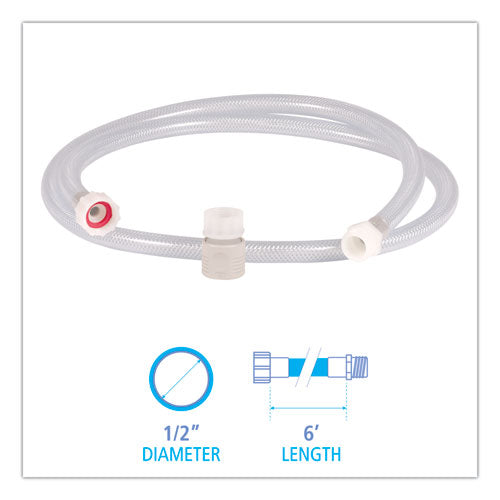 Image of Boardwalk® PDC Hose Kit, 0.5" Hose Diameter, 0.5" x 6 ft, Clear/Green